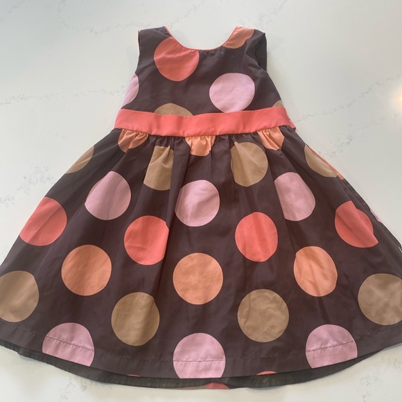 Very cute polkadotted, lined party dress. Girls size 3 year - Picture 1 of 8